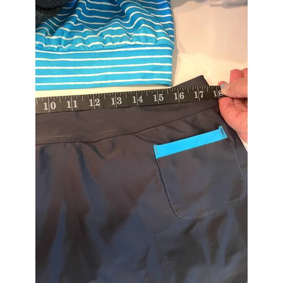 Free Country Matching Tennis Skirt And Workout Top Built in Bra Preppy Tennis XL - Picture 9 of 11